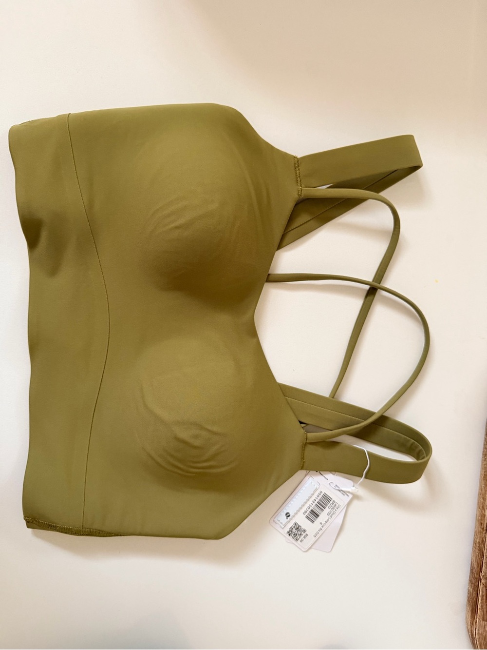 lululemon athletica Olive Green Longline Support Bralette
